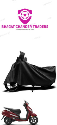 bhagat chander traders Waterproof Two Wheeler Cover for Honda(Activa 125, Black)