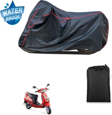 PAGORA Waterproof Two Wheeler Cover for Mahindra(Duro DZ, Black)