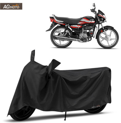AG MOTO Two Wheeler Cover for Hero(HF Deluxe, Black)
