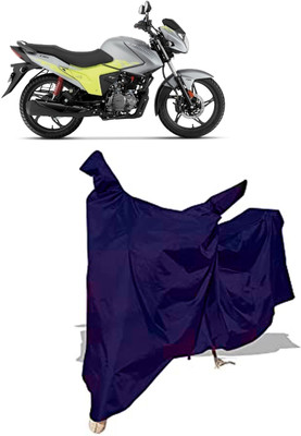 Amexride Two Wheeler Cover for Hero(Glamour Blaze, Blue)