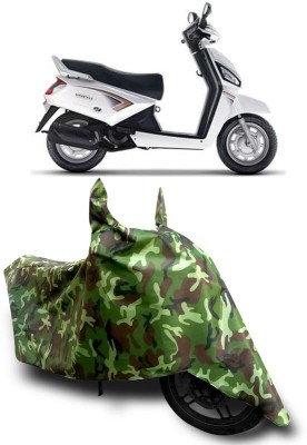 KEDIT Two Wheeler Cover for Mahindra(Gusto 125, Green)