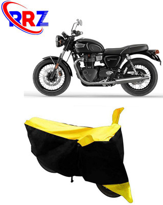 RRZ Waterproof Two Wheeler Cover for Triumph(Bonneville T100, Black, Yellow)