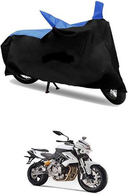 Mdstar Waterproof Two Wheeler Cover for DSK Benelli(Blue, Black)