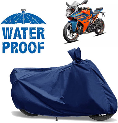 OliverX Waterproof Two Wheeler Cover for KTM(RC 390 BS6, Blue)
