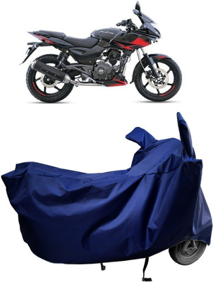 Amexride Two Wheeler Cover for Bajaj(Pulsar 220F, Blue)