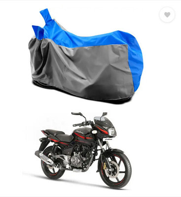 AviYEstore Waterproof Two Wheeler Cover for Bajaj, Hero, Evolet, TVS, Suzuki, Royal Enfield(Pulsar 150 DTS-i, Black, Blue)