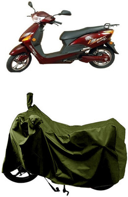 SUGASHRI Waterproof Two Wheeler Cover for Hero(Electric Zippy, Green)