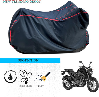 ANTHUB Waterproof Two Wheeler Cover for Yamaha(FZ-25, Black)