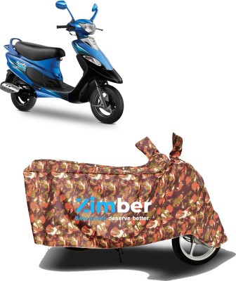 AutoRash Two Wheeler Cover for TVS(Scooty Pep+, Blue)