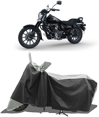 GROFATIK Two Wheeler Cover for Bajaj(Avenger 160 Street, Grey)