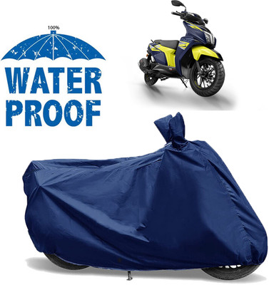 AUTOCAD Waterproof Two Wheeler Cover for TVS(Ntorq 125, Blue)