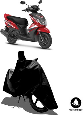 Amexride Waterproof Two Wheeler Cover for Yamaha(Ray Z, Black)