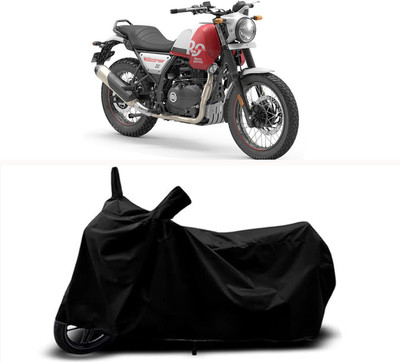 RABABLI Waterproof Two Wheeler Cover for Royal Enfield(Street Scrambler BS6, Black)
