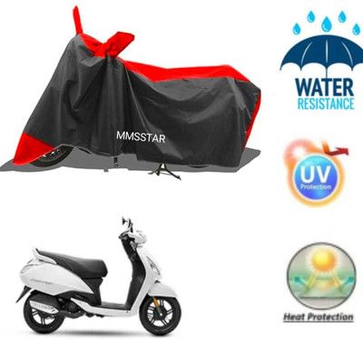 Mdstar Waterproof Two Wheeler Cover for Hero Electric(Avenger 220 street, Black)