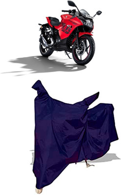 Amexride Two Wheeler Cover for Suzuki(Gixxer SF, Blue)