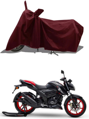 MMSSTAR Waterproof Two Wheeler Cover for TVS(Apache RTR 160 4V, Maroon)
