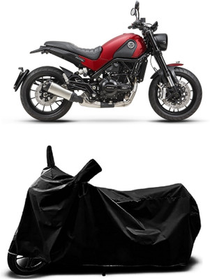 MMSSTAR Waterproof Two Wheeler Cover for Benelli(Leoncino 800, Black)