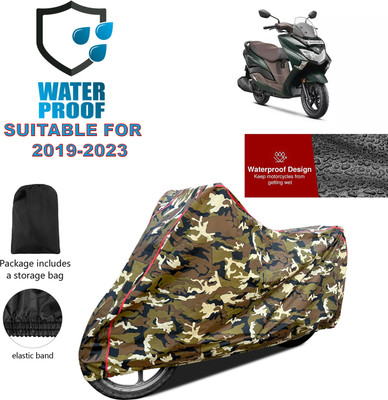 PAGORA Waterproof Two Wheeler Cover for Suzuki(Burgman Street, Yellow)