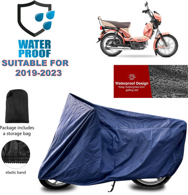 GOSHIV-car and bike accessories Waterproof Two Wheeler Cover for TVS(Blue)