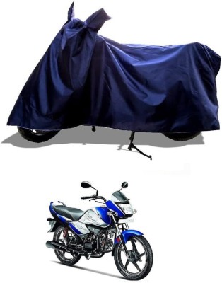 KEDIT Two Wheeler Cover for Hero(Splendor I Smart, Blue)