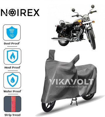 NOIREX Two Wheeler Cover for Royal Enfield(Bullet 350, Grey)