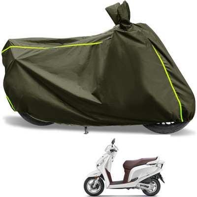 Euro Care Waterproof Two Wheeler Cover for Honda(Aviator, Green)