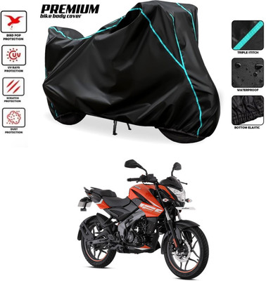 GOSHIV-car and bike accessories Waterproof Two Wheeler Cover for Bajaj(Black)