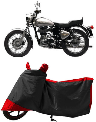 GROFATIK Two Wheeler Cover for Royal Enfield(Bullet Electra Twinspark, Red)