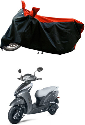 DeepShakshi AUTOMOTIVE Waterproof Two Wheeler Cover for Ampere(Magnus, Red)