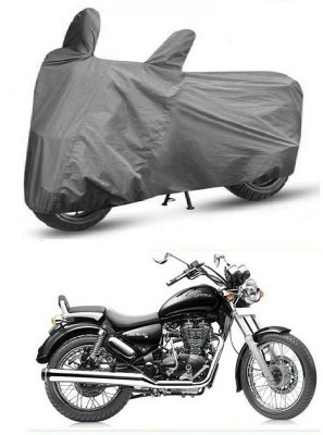 Genipap Two Wheeler Cover for Royal Enfield(Thunderbird 500, Grey)