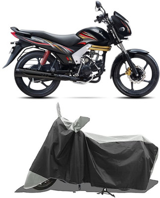 GROFATIK Two Wheeler Cover for Mahindra(Centuro, Grey)