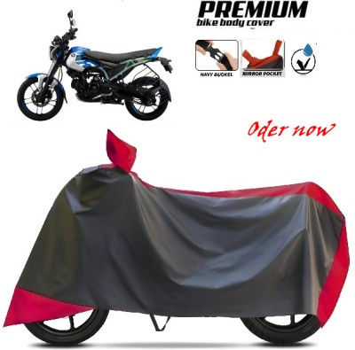 smwzxyu Waterproof Two Wheeler Cover for Bajaj(Freedom, Grey, Red)