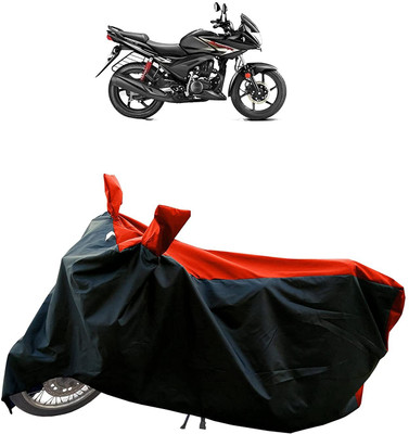 KEDIT Two Wheeler Cover for Hero(Ignitor, Red, Black)