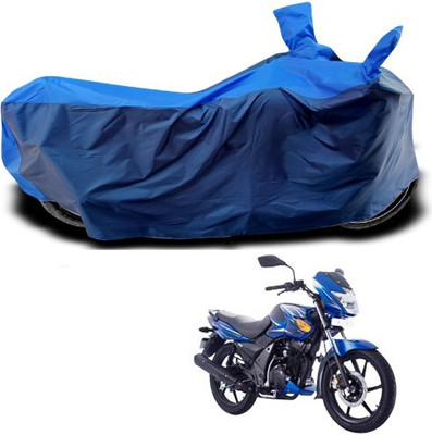 Mdstar Waterproof Two Wheeler Cover for TVS(Flame SR125, Blue)