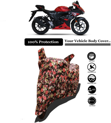 Amexride Two Wheeler Cover for Suzuki(GSX R150, Multicolor)