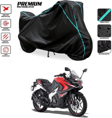 PAGORA Waterproof Two Wheeler Cover for Bajaj(Pulsar RS200 BS6, Black)