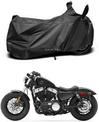 Duffel Two Wheeler Cover for Harley Davidson(Forty Eight, Black)