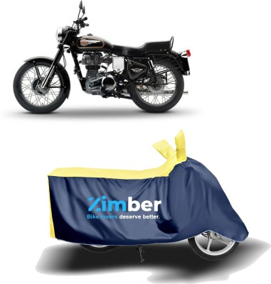 ZIMBER Two Wheeler Cover for Royal Enfield(Bullet 350, Yellow, Blue)