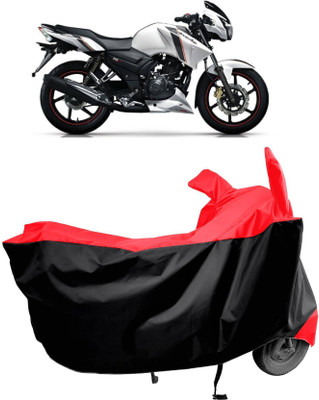 KEDIT Two Wheeler Cover for TVS(Apache 150, Red)