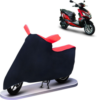 vyas Two Wheeler Cover for Okinawa(Red, Black)
