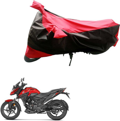 Mdstar Waterproof Two Wheeler Cover for Honda(Black, Red)