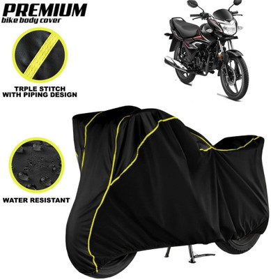 kerwa Waterproof Two Wheeler Cover for Honda(Shine, Black, Yellow)