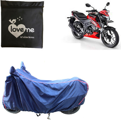 Love Me Waterproof Two Wheeler Cover for Suzuki(GSX R150, Blue)