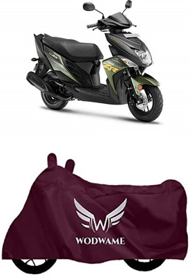 WODWAME Two Wheeler Cover for Hero Electric(Electric Flash BS6, Maroon)