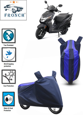 FRONCH Waterproof Two Wheeler Cover for Honda(Dio, Blue)