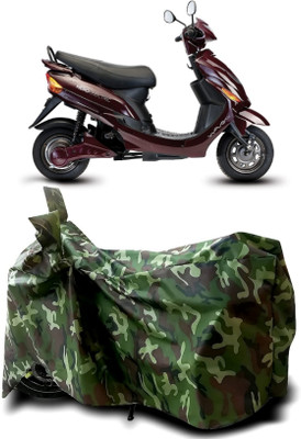 Autofly Waterproof Two Wheeler Cover for Hero(Electric Wave Dx, Multicolor)
