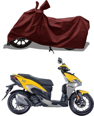 KEDIT Two Wheeler Cover for Hero(Scooty, Maroon)