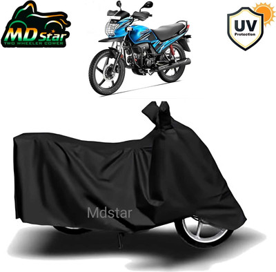 MWBB Waterproof Two Wheeler Cover for Hero(Passion Pro TR, Black)