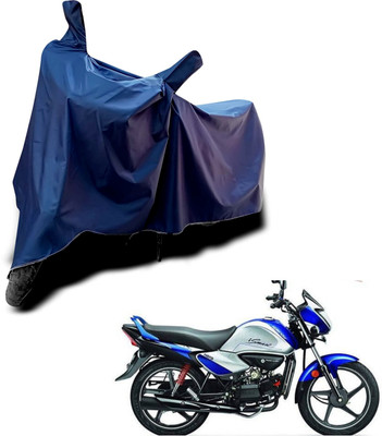 KEDIT Two Wheeler Cover for Hero(Splendor I Smart, Blue)