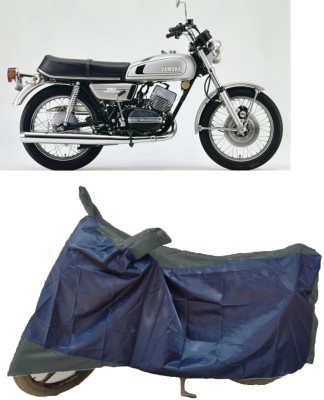 Autoprime Two Wheeler Cover for Yamaha(RD 350, Blue, Green)